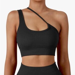 SUUKSESS Women Seamless High Impact Sports Bra Adjustable Padded Workout Top